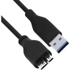 High Speed USB 3.0 Cable A to Micro B for Portable External Hard Drives (SaiTech IT-014)