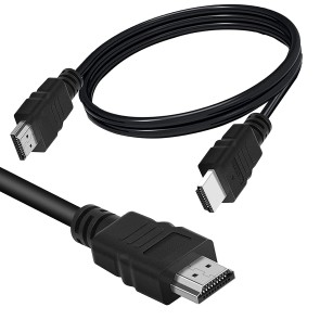 Storite 60cm High Speed HDMI 2.0 Male to Male Cable for LED/LCD TV, PC Monitor, Set-Top Box