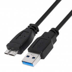 Storite High Speed Regular Micro USB 3.0 Cable A to Micro B for External & Desktop Hard Drive - 40cm