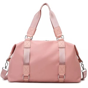 Storite Travel Duffel Bag, Sports Shoulder Bag for Women Travel Bag with Wet Pocket Weekender Overnight Bag for Travel Luggage Bag For Travel - Pink