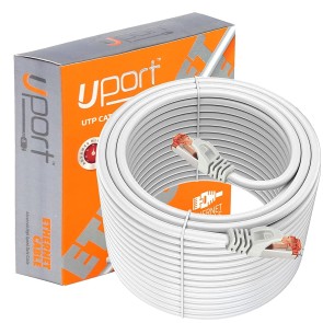 UPORT 15 Meter Cat 6 Ethernet Cable, High Speed Cat6 RJ45 Network Ethernet LAN Patch Network Internet Cable LAN Wire Computer Cord for Laptop Desktop PC Router Server Rack Wires for Modem