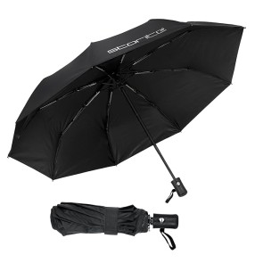 Storite Umbrella for Men - Auto Open/Close Small Size Foldable Umbrella with Travel Cover for Men and women - 3 fold Windproof umbrella - 21 inch