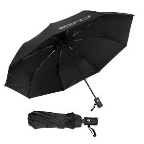 Storite Umbrella for Men - Auto Open/Close Small Size Foldable Umbrella with Travel Cover for Man and women - 3 fold Windproof umbrella - 21 inch