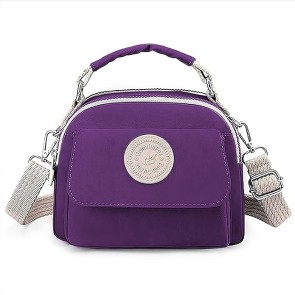 Storite Women's Stylish Small Lightweight Sling Crossbody Shoulder Bag, Portable Handbag Bag With Inner Padded Pocket & Adjustable Strap (21x10x17cm)