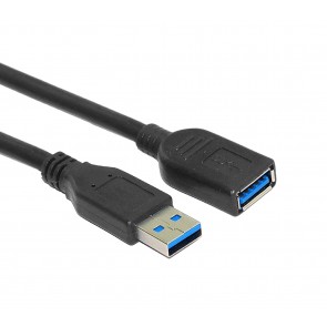   Storite USB 3.0 Male A To Female A Extension 9 Feet Cable Super Speed 5GBps For Laptop/PC/Mac/Printers Black 