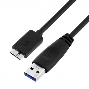 Storite High Speed Regular Micro USB 3.0 Cable A to Micro B for External & Desktop Hard Drive – 45cm
