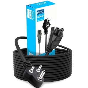 Storite UPort Premium Series 3 Pin Laptop Power Cable Cord 1.8 Meter (Black)