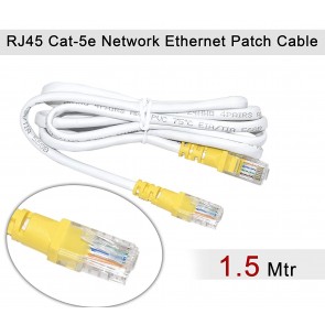 Storite Cat 5e Ethernet Cable RJ45 LAN Cable CAT 5e Network Internet Patch Cable for Laptop Router PC 1.5M – Yellow