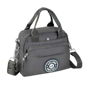 Storite Nylon Women's Fashion Hand sling bag, Lightweight Crossbody Bag, Portable Handbag Bag With Inner Padded Pocket & Adjustable Strap – Grey