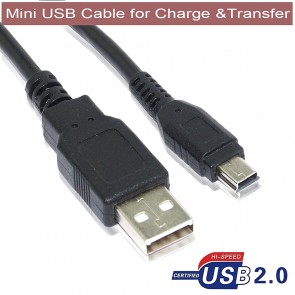 Wholesale USB 2.0 A to Mini 5 pin B Cable for External HDDS/Camera/Card Readers - 1.2m