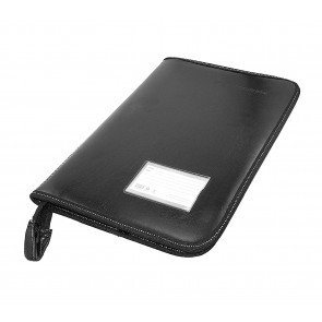 Storite Leather File and Folder for Document A4 Size with 40 Transparent Sleeve Black
