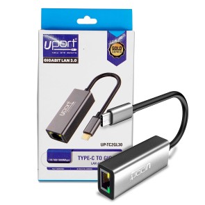 Uport USB Type-C to RJ45 Gigabit Ethernet Network Adapter | RJ45 LAN Wired Adapter for Laptop, Desktop