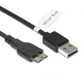 Storite 1 Feet High Speed Micro USB 3.0 Cable A to Micro B for External & Desktop Hard Drives.