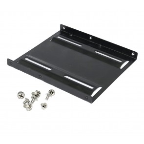 Storite Solid Steel 2.5" to 3.5" Bay SSD HDD Notebook Hard Drive Metal Mounting Bracket Adapter Kit – Black