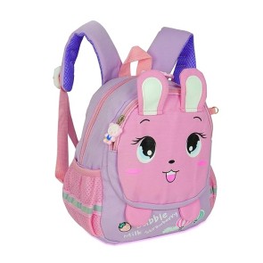 Storite Cute Rabbit Backpack for Kids Girls Stylish Durable Water-Resistant Backpack Shoulder School Bags for Girls Kids Birthday & Rakhi Gift - Pink