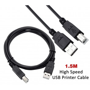 Storite 1.5M High Speed USB Printer Cable USB 2.0 Type A Male to Type B Male Cable Cord