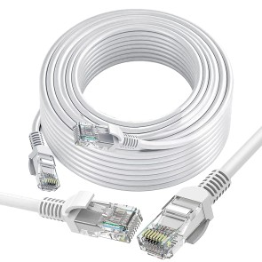 Storite 20 Meter Cat 6 Lan Cable, High Speed Gigabit Internet Network RJ45 Ethernet Patch Cable - Grey