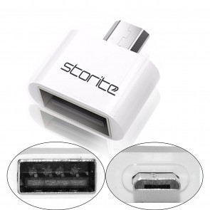 Wholesale Square Micro USB 2.0 OTG Adapter for Smartphones & Tablets (White)