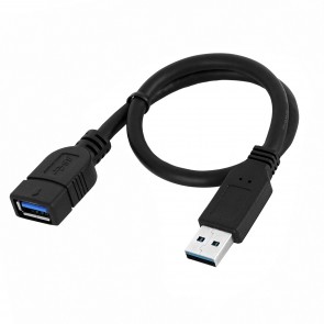 Storite USB 3.0 Male A to Female A Extension Cable 5GBps for Laptop/PC/Mac/Printers (30cm)