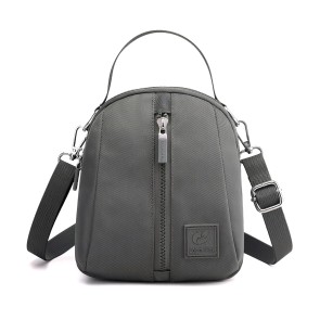 Storite Stylish Crossbody Sling Bag for Girls, Women Sling Phone Bag Double Layer Daily Bag Mini Shoulder Belt Sling Zipper Bag for Women, Girls Gift,Mobile Cell Phone Holder pocket (Grey)
