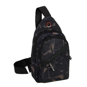 Storite Mini Crossbody Shoulder/Chest Sling Bag for Men Women, Lightweight One Strap Sling Bag for Hiking Walking Biking Travel (Black, 17 x 29 x 6 cm)