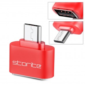 Wholesale Square Micro USB 2.0 OTG Adapter for Smartphones & Tablets (Red)