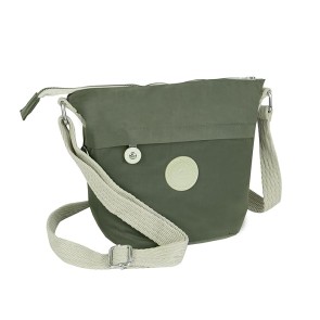 Storite Women's Stylish Small Lightweight Sling Crossbody Shoulder Bag, Portable Handbag Bag With Inner Padded Pocket & Adjustable Strap - Olive Green