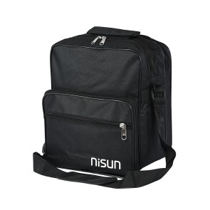 NISUN Multipurpose Tiffin Lunch Bags for Office Travel for Men & Women (28x18x30 cm, Black)