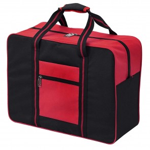 Storite Women's Lightweight Foldable Nylon Travel Handbag Storage Carrying Bag Cloth Organiser (Black, 51.5x39x21 cm)