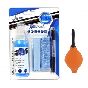 Storite Screen Cleaning Kit with Air Dust Blower for Laptops/Mobiles/LCD/LED/Computers (Multicolour)