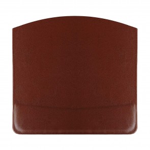 RiaTech Non-Slip PU Leather Mouse Pad for Home, Office Desktop Laptop & Computer with Wrist Rest Comfortable Mouse Mat -(230x255x5 mm, Brown)