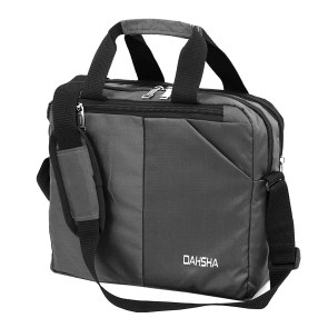 DAHSHA Nylon Sling Cross Body Travel Office Business Messenger one Side Shoulder Bag for Men & Women (30 x 8 x 26 CM, Dark Grey)