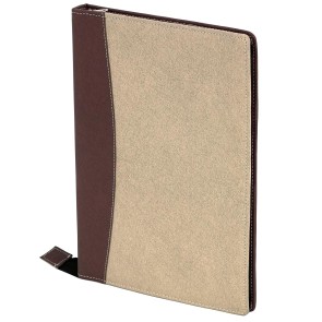 Storite Leather Professional 4 Ring File Folder, Documents Holder, Document Organizer, Portfolio, Certificates Holder With 20 Sleeves To Store A4 And Legal Size Documents (37 X 25Cm), Brown
