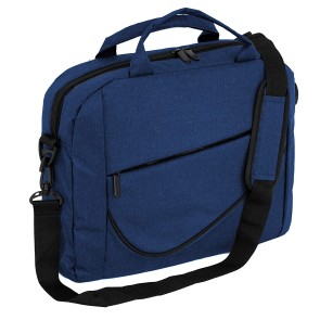 DAHSHA 15.6 inch Laptop Messenger Sling Office Shoulder Travel Organizer Briefcase Water Repellent Fabric Bag Business Carrying Handbag for Men and Women (Blue, 41x30x7cm)