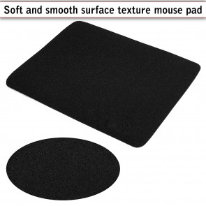 3mm Thickness Speed Rubber Mouse Pad Black 1030 Skid Resistant -Black