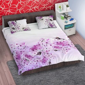 Storite Slumber Sheets Digital Printed Cotton Premium King Size Bedsheet 144 TC with 2 Pillow Covers (D.NO:A-01, 275 x 275 cm)