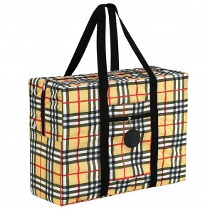 Storite Women's Lightweight Foldable Rexine Travel Handbag Storage Carrying Bag (51 x 21 x 39 cm)