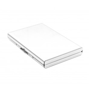 Storite Imported 6 Slot RFID Blocking Silver Credit Card Holder, Metal Credit Card Case for Men and Women