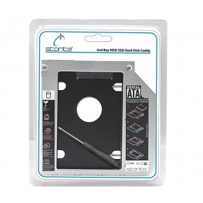 Storite SATA 2nd 2.5'' Hard Drive Caddy For 12.7mm Universal CD/DVD-ROM