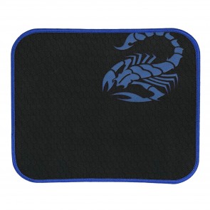 RIATECH Gaming Mouse Pad, Water Resistance Coating Natural Rubber Mouse Pad with Stitched Edges for Laptop, Computer & PC-(250 x 210 x 2mm) - Black with Blue Border